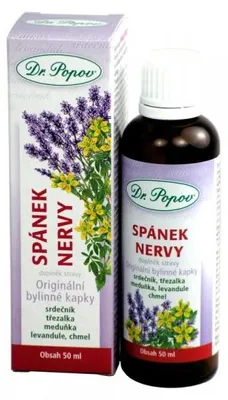 Obrázek produktu pro Bylinné kapky – Spánek a nervy – 50 ml