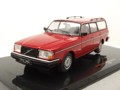 Produktbild von Volvo 240 GL Kombi 1989 rot Modellauto 1:43 ixo models