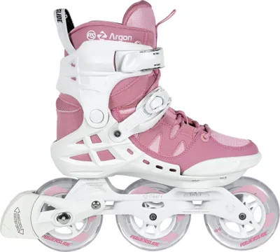 Produktbild von Powerslide Inline Skate Phuzion Argon Rose 100 Triskate - Inline-Skate mit 3 Rollen in weiß-pink für Damen - Inliner für Freizeit und Sport