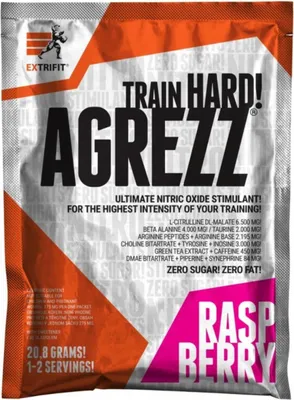 Zdjęcie produktu dla Extrifit Agrezz 20,8 g malina / Stymulanty przedtreningowe / Przedtreningówka z unikalną kombinacją prekursorów NO i stymulantów
