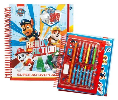 Produktbild von Paw Patrol - Malbuch mit Schablone und Aufklebern