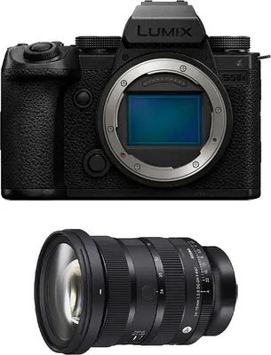 Produktbild von PANASONIC Lumix S5 MARK II X + SIGMA Objektiv 24-70mm f/2.8 DG DN II Art