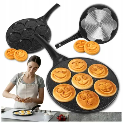 Produktbild von Antihaft-Pfannkuchenpfanne für Eier, Gas, Induktion, 26 cm