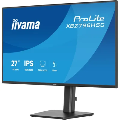 Produktbild von 27" IPS-panel, 1920x1080@144Hz, 15cm Height Adj. Stand, 3ms, 300cd/m², Speakers, HDMI, USB-C (65W PD), Speakers, USB 1x 3.2+1xC
