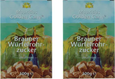Produktbild von Rohrzucker-Würfel 2er-Set