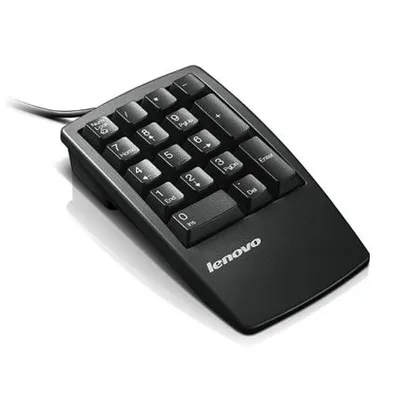 Produktbild von Lenovo Keyboard NON 17keys numeric USB black, Kabelgebunden, USB, Schwarz