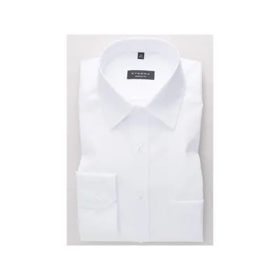 Produktbild von Eterna - Comfort Fit - Bügelfreies Herren Langarm Hemd (65cm) mit Basic Kent Kragen (1100 E198), Größe:48, Farbe:Weiß (00)