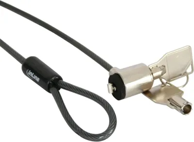 Zdjęcie produktu dla InLine 55715, 1,5 m, Klucz, Metal, Czarny, Srebrny