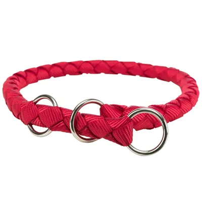 Produktbild von Trixie Cavo Zug-Stopp-Halsband - rot - 52-60 cm/ø 18 mm