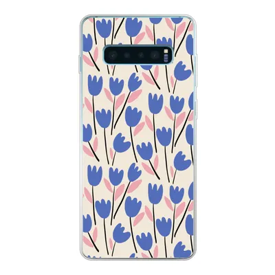Produktbild von MuchoWow® Handyhülle Schutzhülle Hülle für Samsung Galaxy S10 Lite Blume - Muster - Tulpe Silikon Softcase Handy Hülle - Schutz