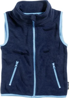 Produktbild von Body Wärmer Fleece Junior Marine/hellblau Größe 116