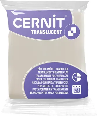 Zdjęcie produktu dla Cernit Polymer Clay Translucent Glinka polimerowa Night Glow 56 g