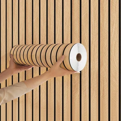 Obrázek produktu pro 3D nástěnné panely, samolepicí, pro interiérovou dekoraci, vzhled dřeva (40 x 300 cm)