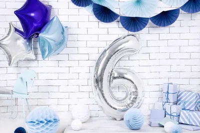 Produktbild von Ziffernballon Zahlenballon Geburtstag Ziffern Silvester Silber - 6