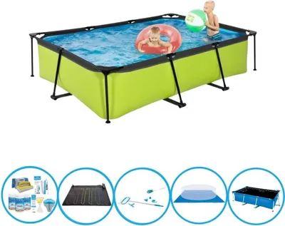 Zdjęcie produktu dla EXIT Basen Lime - Basen stelażowy 300x200x65 cm - opakowanie zbiorcze