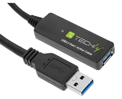 Produktbild von Techly USB 3.0 Repeater Kabel 5m