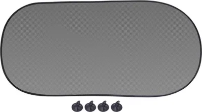 Produktbild von Sonnenschutz 100x50 cm mit Saugnäpfen, schwarz