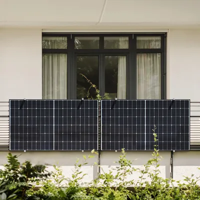 Produktbild von 900 Watt, Balkon, Bifazial Komplettset, Balkonkraftwerk, Hoymiles HiBattery 1920 AC