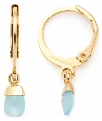 Produktbild von Leonardo 023799 Damen Creolen Evi CIAO Edelstahl Gold blau