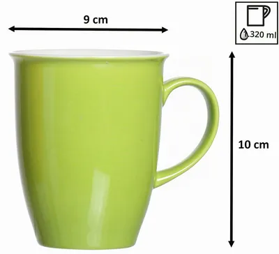 Obrázek produktu pro Ritzenhoff & Breker DOPPIO hrnek na kávu 320 ml zelený sada 4 ks