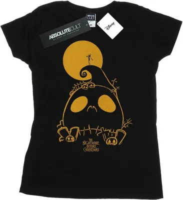 Produktbild von Disney - "Nightmare Before Christmas" T-Shirt für Damen BI35673 (M) (Schwarz)