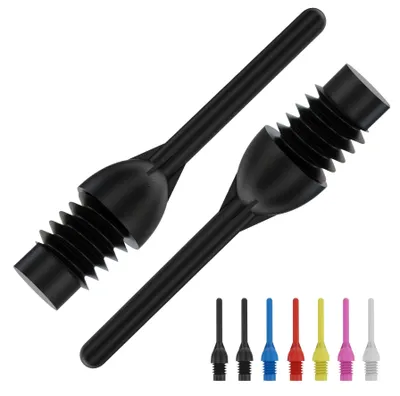 Produktbild von BULL'S Ball Point Soft Tips 6mm(2BA) - sh/schw. -- 1000 Stck