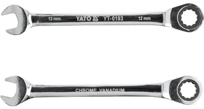 Imagen del producto de Llave de vaso combinada de 12 mm, acero CrV