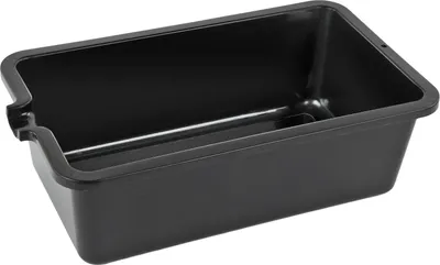 Produktbild von Ölauffangwanne 6 Liter schwarz Kunststoff mit Ausgießer für Motorrad, Atv, Auto