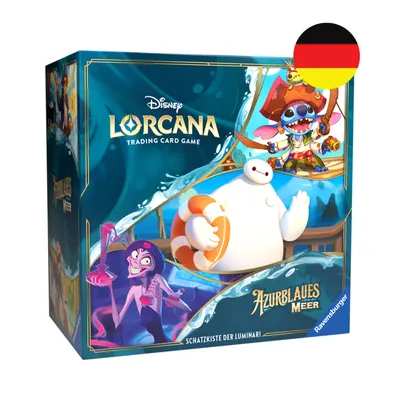 Zdjęcie produktu dla Ravensburger Disney Lorcana Azurite Sea, Gra karciana, Strona kolekcjonerska, 8 lat(a), 10 min