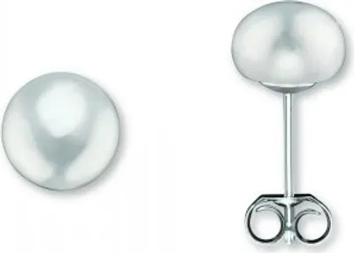 Produktbild von Ohrstecker Süßwasser-Zuchtperle 925/- Silber rhodiniert