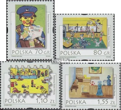 Produktbild von Briefmarken Polen 2000 Mi 3858-3861 (kompl.Ausg.) postfrisch Posttag