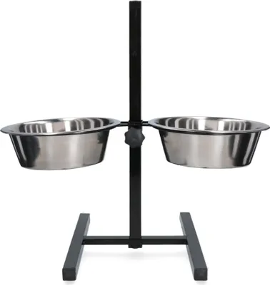 Image de Mangeoire et abreuvoir en acier inoxydable Support en T Ø 28 cm (4 l)