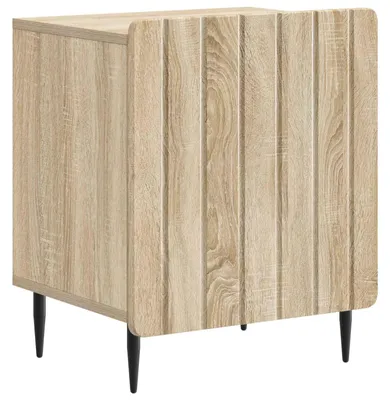 Zdjęcie produktu dla Maison Exclusive – szafka nocna z drewna dębowego Sonoma, 43 x 34,5 x 52 cm, materiały drewnopochodne