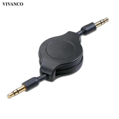 Produktbild von ViVanco™46/10 11R, 3.5mm, Männlich, 3.5mm, Männlich, 1,1 m, Schwarz