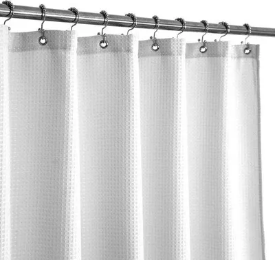 Produktbild von Wasserabsperrvorhang - wasserdicht - 1 Stück - weiß - Waffelgewebe - 167,6 cm