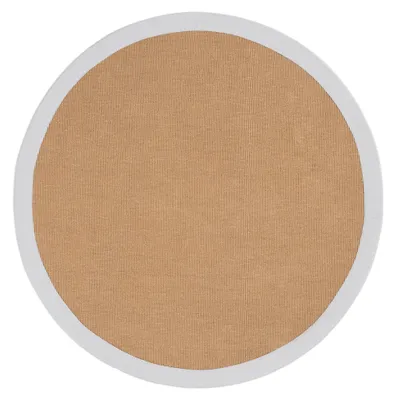 Produktbild von Sisal Teppich rund Ø 200 cm Weiß