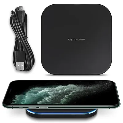 Produktbild von QI Kabellose Ladestation für Apple iPhone 11 Pro Wireless Schnellladegerät 10W