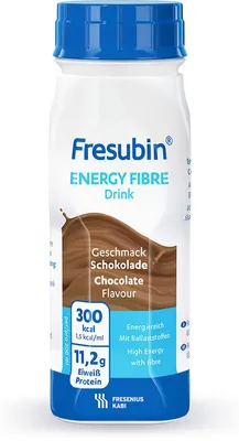 Obrázok produktu pre Fresubin Energy Fibre Drink Fľaša čokoládového nápoja 4X200 ml