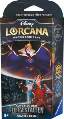 Produktbild von Disney Lorcana: Aufstieg der Flutgestalten - Starter Deck Bernstein und Saphir (Deutsch)