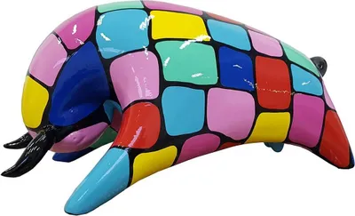 Produktbild von Design Figuren Skulpturen Moderne Abstrakte Skulptur Stier Garten Dekoration Neu