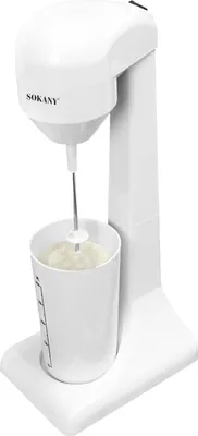 Immagine prodotto di Sokany, Milkshake Maker 450 ml 100 W compatto veloce facile da usare, bianco