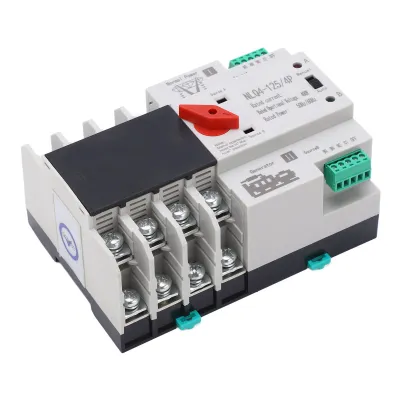 Obrázok produktu pre 4P Dvojitý výkonový automatický prepínač Vysokoteplotne odolný dvojitý výkonový prepínač AC400V
