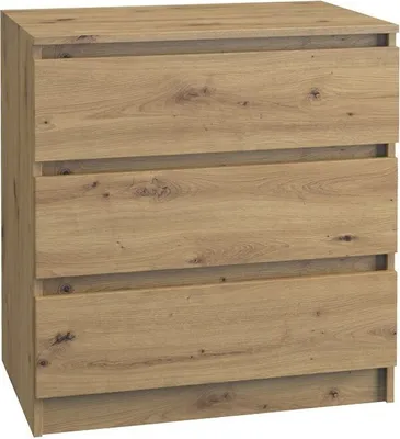 Produktbild von Roe Furniture | Kommode 60 cm - Artisan - 3 Schubladen - Minimalistisches Design - Sideboard