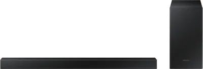 Obrázek produktu pro Samsung HW-T420/ZF Soundbar, 150 W, 2,1 Ch, kabelgebundener Subwoofer, Dolby Digital 2.1, Bluetooth 4.2 Power On, Game Mode und One Remote Control, Schwarz