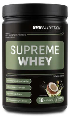 Produktbild von SRS Supreme Whey - 900 g - Dose Pistazie-Kokos