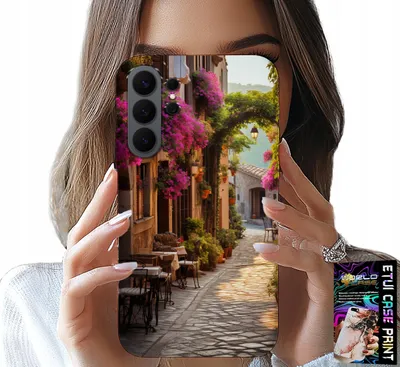 Image de Etui Do Samsung Galaxy S26 Ultra - Malownicza Uliczka Z Kawiarnią + Szkło