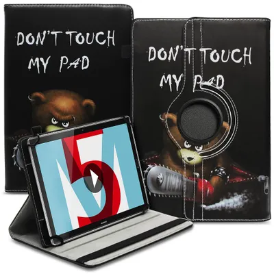 Produktbild von Schutzhülle Huawei MediaPad M5 Lite Tablet Hülle Tasche Case Cover 360° DrehbarFarbe 360 Uni:Motiv 3
