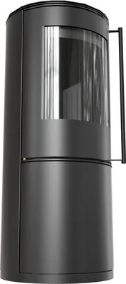 Produktbild von Kaminofen aus Stahl KRATKI PICARD Ø 150 9 kW schwarz Verkleidung