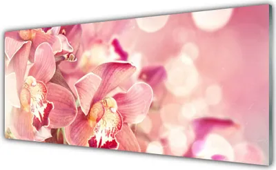 Produktbild von Acrylglasbilder 125x50 Wandbild Druck Blumen Pflanzen