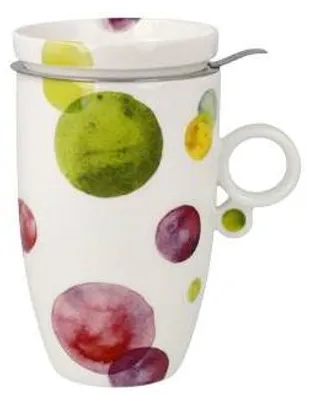 Produktbild von Goebel Colori - Ta Colori Mix Teetasse mit Deckel und Sieb